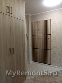 Вешалка для одежды в виде панелей