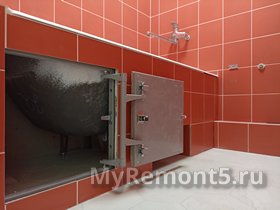 Место для хранения под ванной
